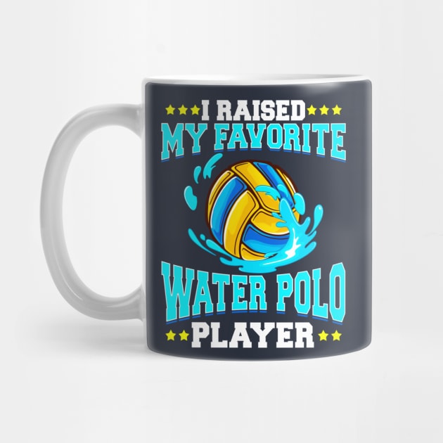 Raised Favorite Water Polo Player by E